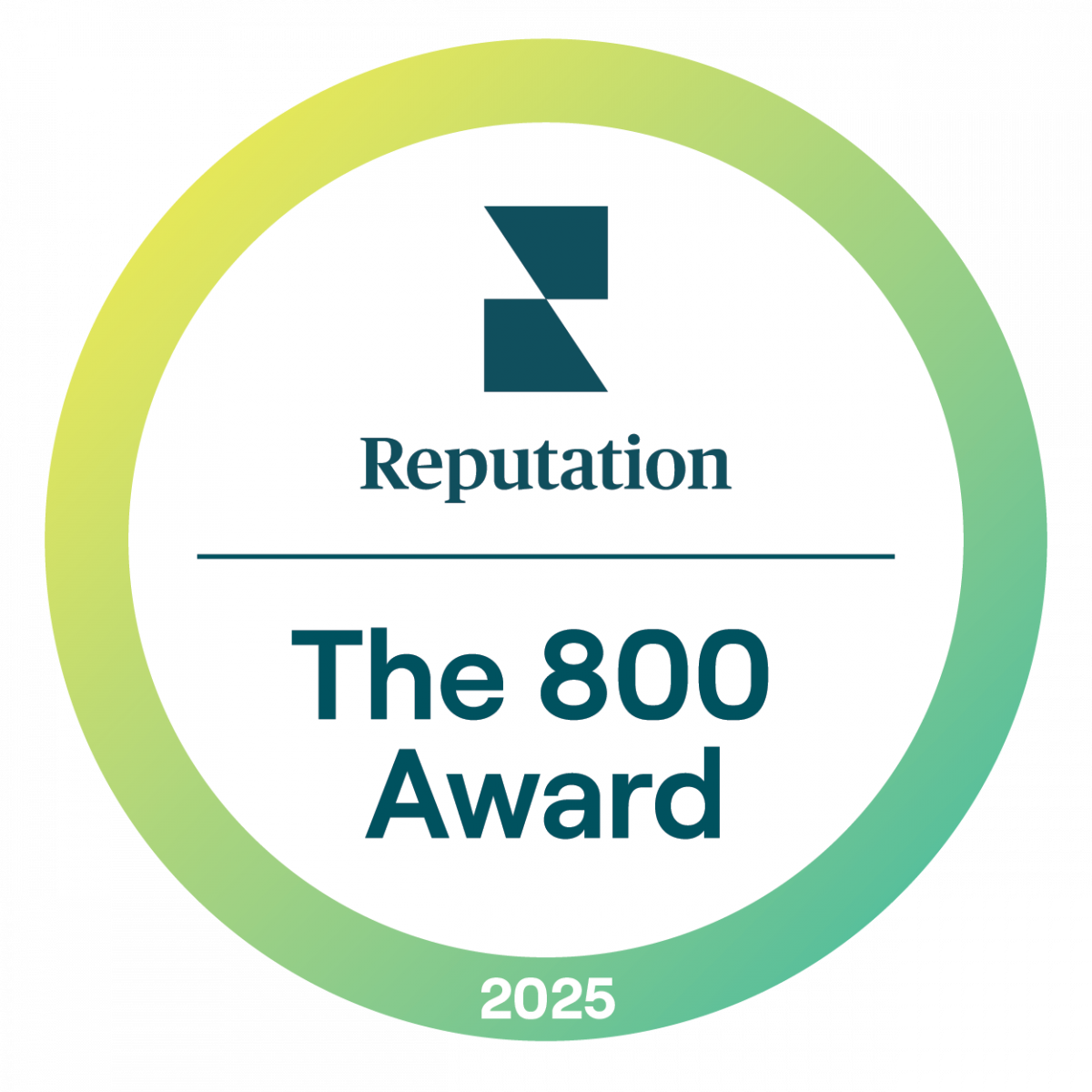 R 2025 The 800 Award Badge